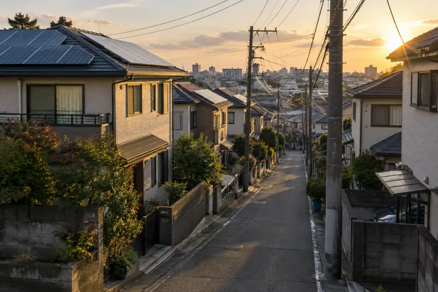 東京都の住宅地のイメージ