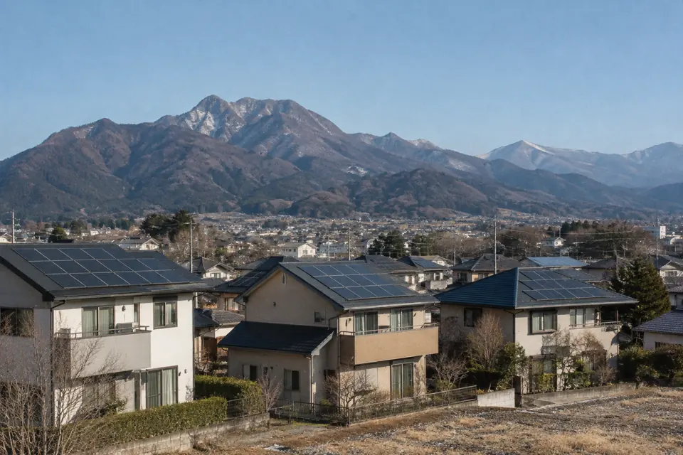 群馬県の住宅地のイメージ